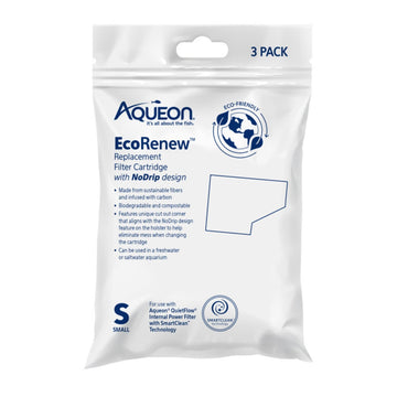 Aqueon Ecorenew Filter Cartridges 1ea/Small 3 Pk