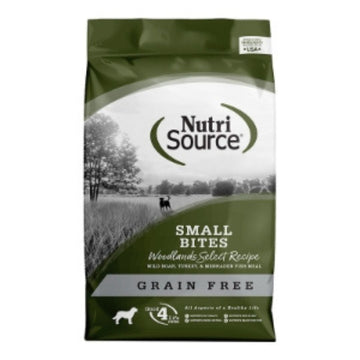 Nutrisource Dog Grain Free Small Bites Woodland Select 4Lb