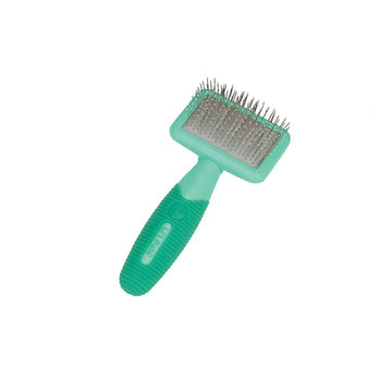 Lil Pals Slicker Dog Brush with Coated Tips Blue, Green 1ea/One Size