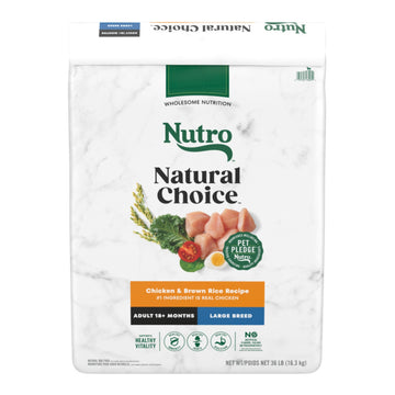 Nutro Products Natural Choice Large Breed Adult Dry Dog Food Chicken  Brown Rice, 1ea/36 lb