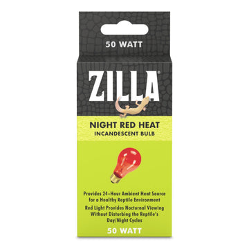 Zilla Incandescent Bulbs Night Red 1ea/50 W