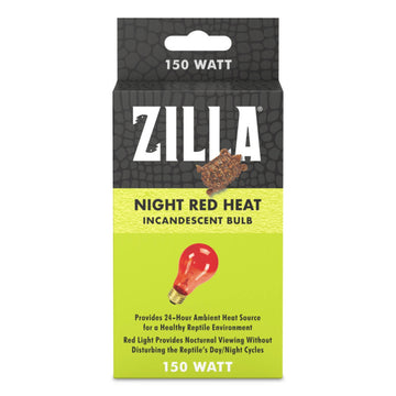 Zilla Incandescent Bulbs Night Red 1ea/150 W