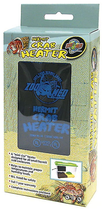 Zoo Med Hermit Crab Heater UL Listed 1ea/4 W