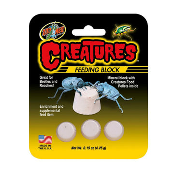 Zoo Med Creatures Feeding Block 1ea/0.15 oz, 3 pk