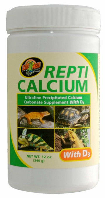 Zoo Med Repti Calcium with Vitamin D3 Reptile Supplement 1ea/12 oz