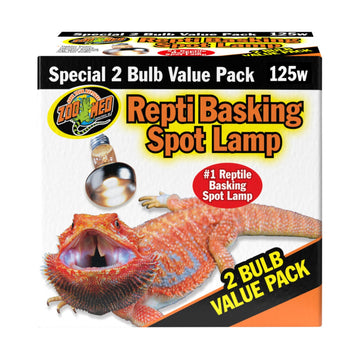 Zoo Med Repti Basking Spot Lamp 1ea/125 W, 2 pk