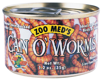 Zoo Med Can O' Worms Reptile Wet Food 1ea/1.2 oz