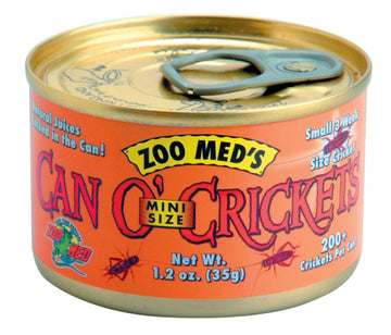 Zoo Med Can O' Mini Crickets Reptile Wet Food 1ea/1.2 oz