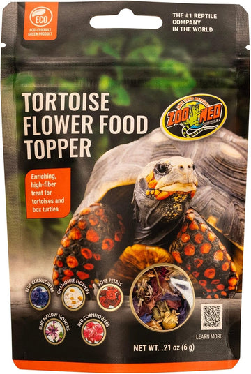 Zoo Med Tortoise & Box Turtle Flower Food Topper 1ea/0.21 oz