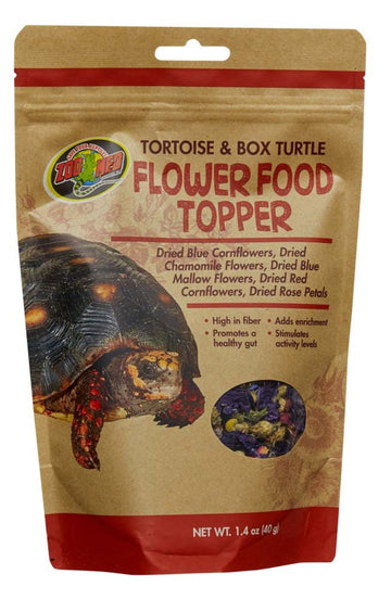 Zoo Med Tortoise & Box Turtle Flower Food Topper 1ea/1.4 oz