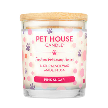 Pet House Candle Pink Sugar Large Case of 3