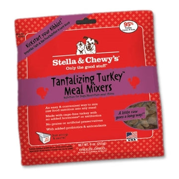 Stella And Chewys Freeze Dried Dog Food Mixers Turkey 18oz.