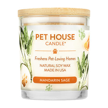 Pet House Candle Mandarin Sage Large Case of 3