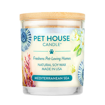 Pet House Candle Mediterranean Sea Large Case of 3