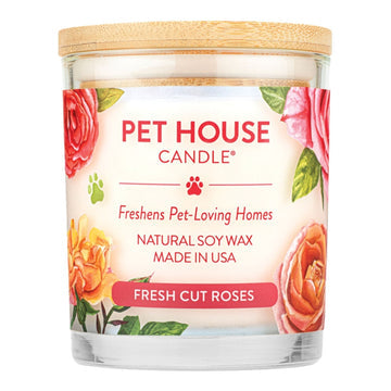 Pet House Candle Fresh Cut Roses Large Case of 3