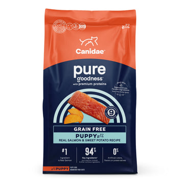 Pure Grain Free Puppy Food Salmon/Sweet Potato 4 Lb