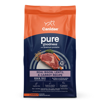 Pure Grain Free Dog Food  Fresh Bison 21 Lb