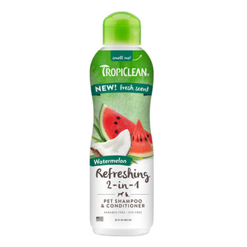 TropiClean Refreshing 2-in-1 Pet Shampoo and Conditioner Watermelon, 1ea/20oz.