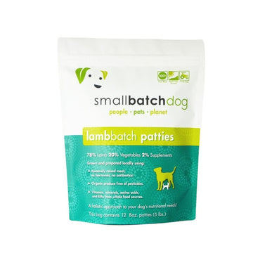 Smallbatch Dog Frozen Lamb Patties 6Lb