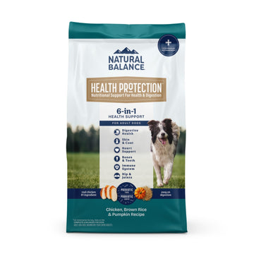 Natural Balance Pet Foods Health Protection Dry Dog Food Chicken, Rice  Pumpkin, 1ea/24 lb