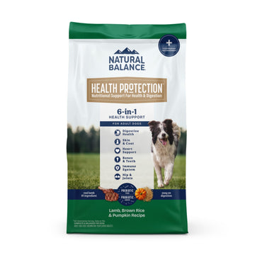 Natural Balance Pet Foods Health Protection Dry Dog Food Lamb, Rice  Pumpkin, 1ea/24 lb