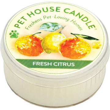 Pet House Candle Fresh Citrus Mini Case of 12