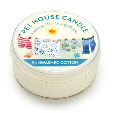 Pet House Candle Sunwashed Cotton Mini Case of 12