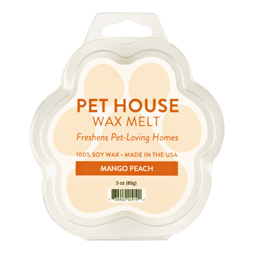 Pet House Candle Wax Melt Mango Peach Case of 12