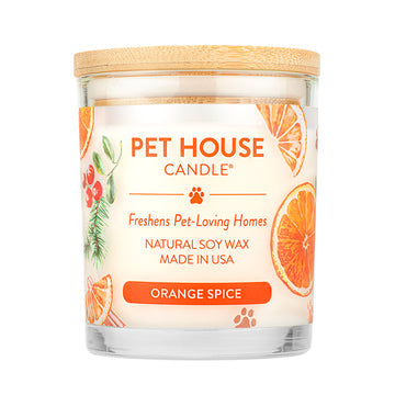 Pet House Candle Orange Spice Large Case of 3