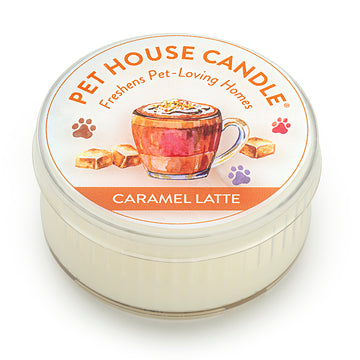 Pet House Candle Caramel Latte Mini Case of 12