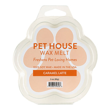 Pet House Candle Wax Melt Caramel Latte Case of 12