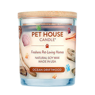 Pet House Candle Ocean Driftwood Large