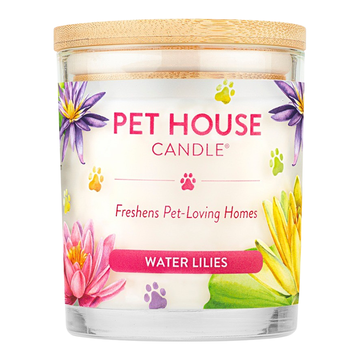 Pet House Candle Water Lillies Large