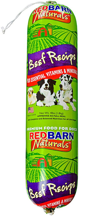 Redbarn Pet Products Dog Food Roll Beef 1ea/4 lb