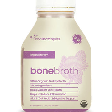 Smallbatch Frozen Organic Turkey Bone Broth 22Oz