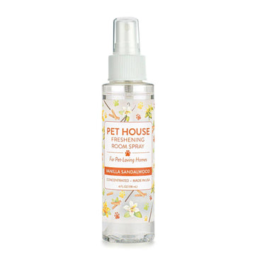 Pet House Candle Vanilla Sandalwood Room Spray 4oz. (Case of 12)