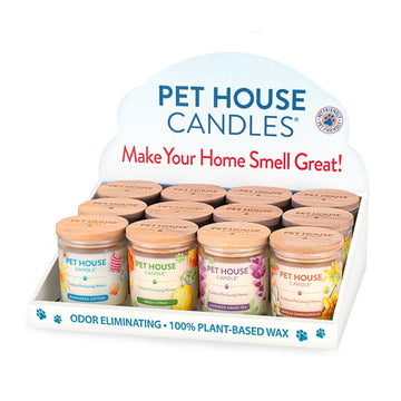 Pet House Candle Top Seller 2024 Display 12 Piece (Case of 12)