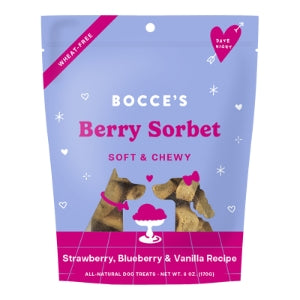 BocceS Bakery Dog Soft & Chewy Berry Sorbet 6oz.