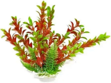 Aquatop Hygro Aquarium Plant with Weighted Base Green, Red 1ea/16 in