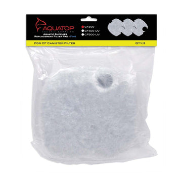 Aquatop Replacement Filter Sponge for CF Series Filters For CF-300 White 1ea/3 pk