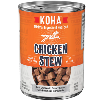 Koha Dog Grain Free Stew Chicken 12.7oz. (Case of 12)