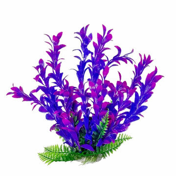 Aquatop Hygro Aquarium Plant with Weighted Base Pink, Purple 1ea/12 in