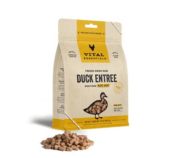 Vital Essentials Dog Freeze-Dried Mini Nibs Duck 5.5oz.