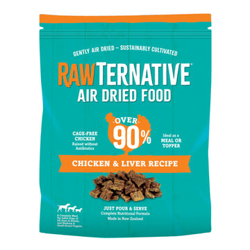 Rawternative Air Dried Dog Food Chicken/Liver 5 Lb