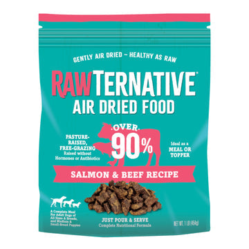 Rawternative Air Dried Dog Food Salmon/Beef 5oz.