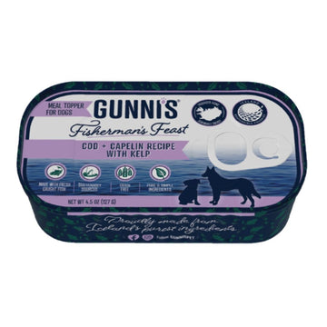 Gunni'S Dog Cod Capelin 4.5Oz 12 Pack