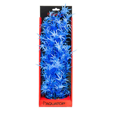 Aquatop Aquatop Vibrant Fluorescent Cannabis Plant Blue, 1ea/16 in