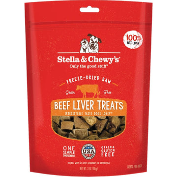 Stella And Chewys Dog Freeze-Dried Treat Beef Liver 3oz.