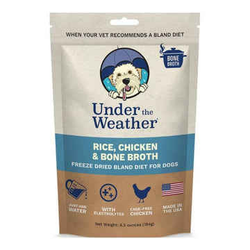 Under The Weather Bland Diet For Dogs  Chicken/Rice/Bone Broth 6.5oz.