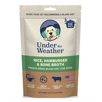 Under The Weather Bland Diet For Dogs Hamburger/Rice/Bone Broth 6.5oz.